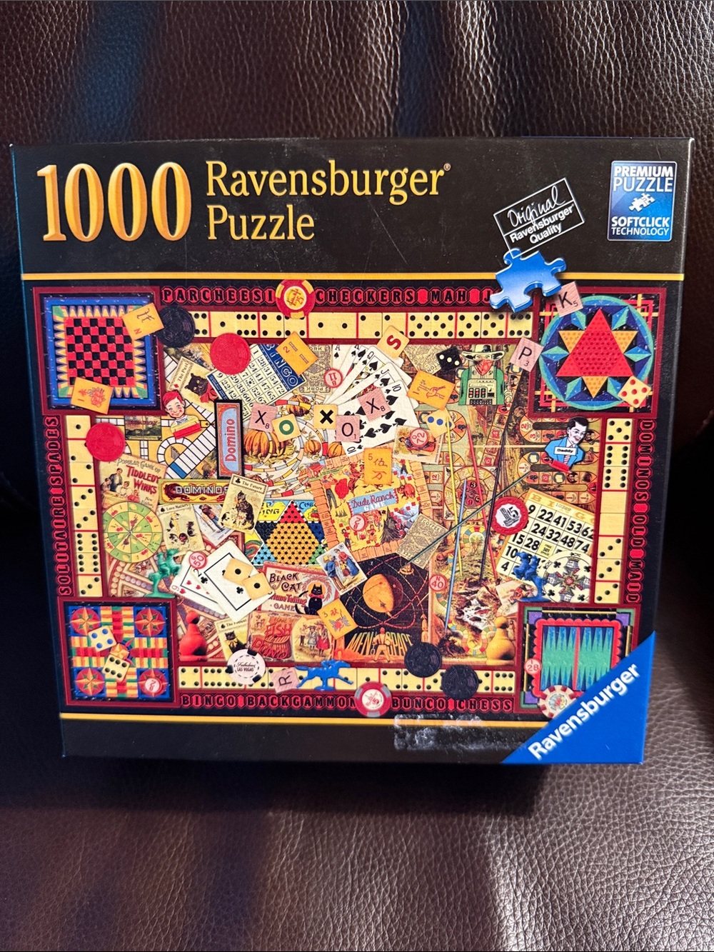 Ravensburger 1000-Piece Vintage Games Collage jigsaw Puzzle